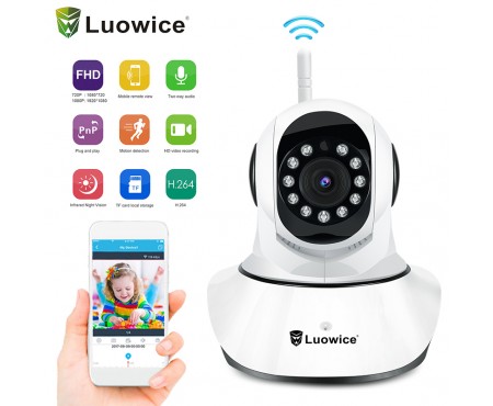 IP Камера WI-FI full HD 720 P 1080 P Камеры Скрытого видеонаблюдения Видеоняни и радионяни Беспро...